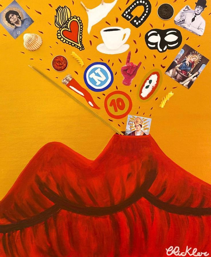 Rosso Partenopeo Suite Napoli Esterno foto