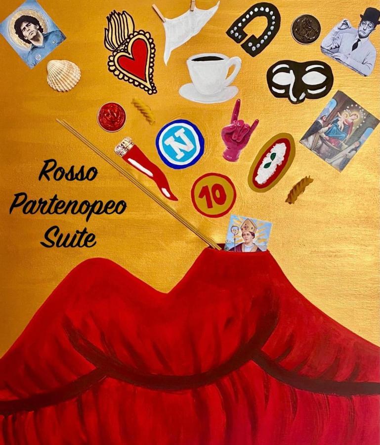 Rosso Partenopeo Suite Napoli Esterno foto
